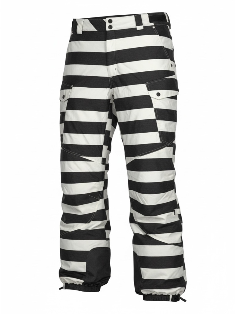 Burton snowboard pants, convict pattern large